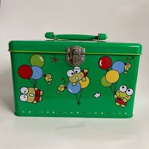 Sanrio Keroppi Box Vintage Green Tin